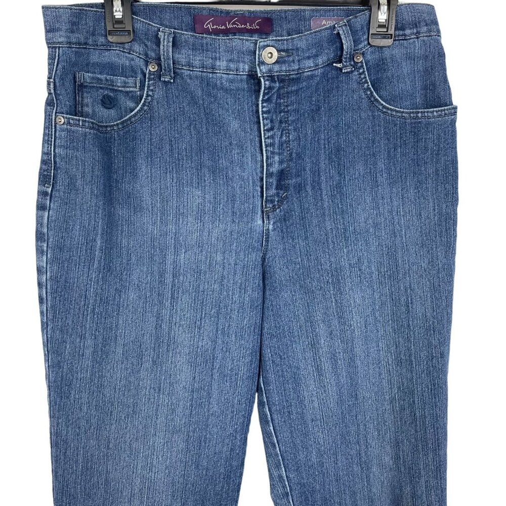 Gloria Vanderbilt Amanda  Women Stretch Denim Jeans Size 14P - Picture 3 of 9